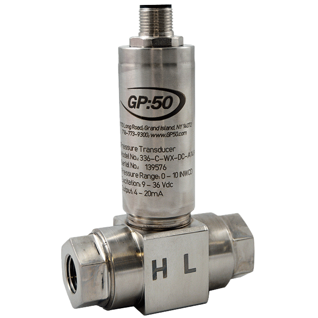 GP:50 Compact High Accuracy Pressure Transducer, Model 336
